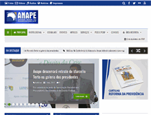 Tablet Screenshot of anape.org.br